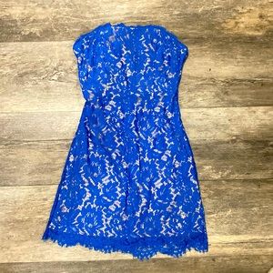Blue laces dress from lulus size small and only worn once